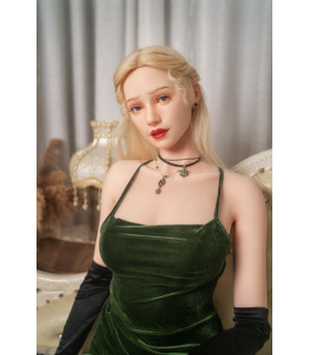 Zelex Full Silicone Doll Oriana 175 cm - Movable Jaw Version with Makeup 2